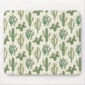 Southwest Geo Step | Duurzame Cactus Patroon Muismat (Voorkant)