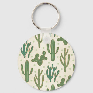 Southwest Geo Step   Duurzame Cactus Patroon Sleutelhanger