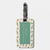 Southwest Geo Step | Geometrisch verlooppatroon Bagagelabel (Achterkant verticaal)