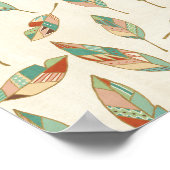 Southwest Geo Step | Geometrisch verlooppatroon Poster (Hoek)