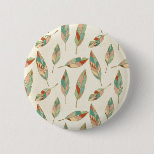 Southwest Geo Step   Geometrisch verlooppatroon Ronde Button 5,7 Cm