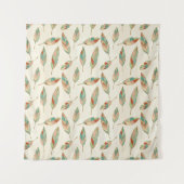 Southwest Geo Step | Geometrisch verlooppatroon Wandkleed (Voorkant (horizontaal))