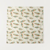 Southwest Geo Step | Geometrisch verlooppatroon Wandkleed (Voorkant)