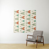 Southwest Geo Step | Geometrische theepatroon Wandkleed (In situ)