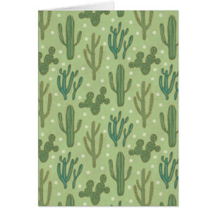 Southwest Geo Step   Groen cactus-patroon