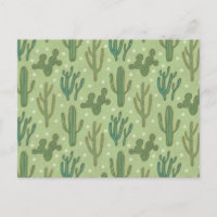 Southwest Geo Step | Groen cactus-patroon