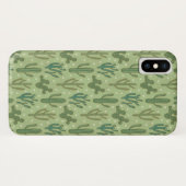 Southwest Geo Step | Groen cactus-patroon Case-Mate iPhone Case (Achterkant (horizontaal))