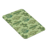 Southwest Geo Step | Groen cactus-patroon Magneet (Rechterzijde)