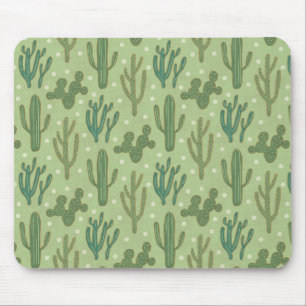 Southwest Geo Step   Groen cactus-patroon Muismat
