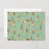 Southwest Geo Step | Groen doezelpatroon Briefkaart (Voorkant / Achterkant)