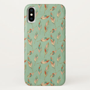 Southwest Geo Step   Groen doezelpatroon iPhone X Hoesje