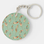 Southwest Geo Step | Groen doezelpatroon Sleutelhanger (Achterkant)