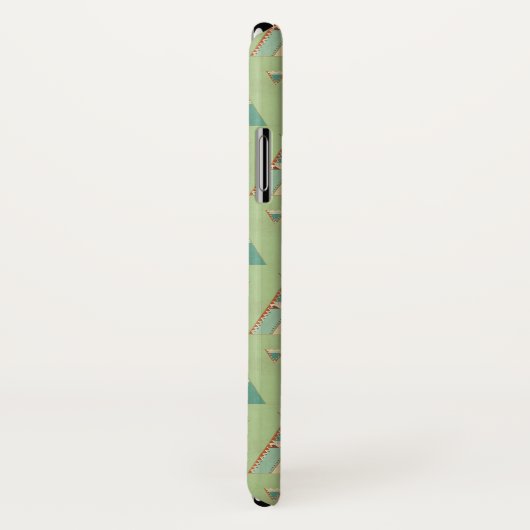 Southwest Geo Step | Groen theepatroon Case-Mate iPhone Case (Achterkant / rechts)