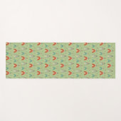 Southwest Geo Step | Groen theepatroon Yogamat (Voorkant (horizontaal))