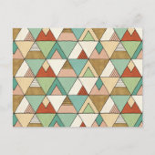 Southwest Geo Step | Hand Drawn Tribal Pattern Briefkaart (Voorkant)