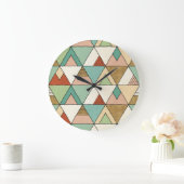 Southwest Geo Step | Hand Drawn Tribal Pattern Grote Klok (Huis)