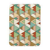 Southwest Geo Step | Hand Drawn Tribal Pattern Magneet (Verticaal)