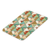 Southwest Geo Step | Hand Drawn Tribal Pattern Magneet (Linkerzijde)