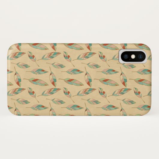 Southwest Geo Step | Koraalbedekking Case-Mate iPhone Case (Achterkant (horizontaal))