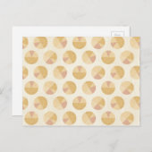 Southwest Geo Step | Oranje cirkelpatroon Briefkaart (Voorkant / Achterkant)