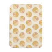 Southwest Geo Step | Oranje cirkelpatroon Magneet (Verticaal)