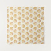 Southwest Geo Step | Oranje cirkelpatroon Wandkleed (Voorkant)