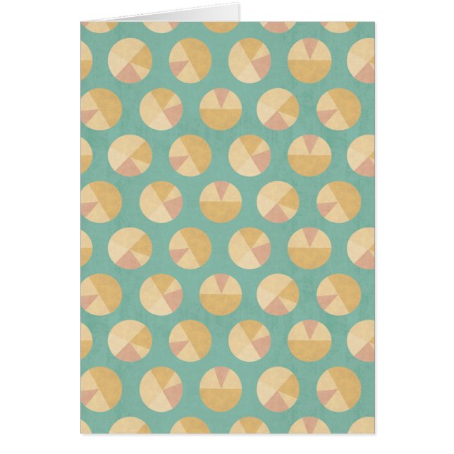 Southwest Geo Step | Oranje en groen cirkelpatroon (Voorkant)