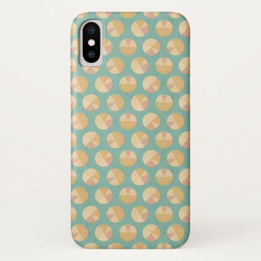 Southwest Geo Step | Oranje en groen cirkelpatroon Case-Mate iPhone Case (Achterkant)