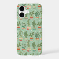 Southwest Geo Step | Pot Cactus Patroon
