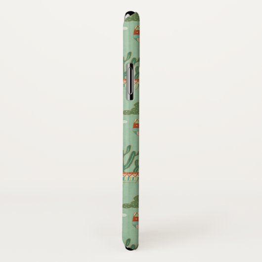 Southwest Geo Step | Potted Cactus Pattern Case-Mate iPhone Case (Achterkant / rechts)