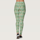 Southwest Geo Step | Potted Cactus Pattern Leggings (Achterkant)