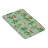 Southwest Geo Step | Potted Cactus Pattern Magneet (Rechterzijde)