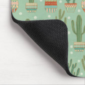 Southwest Geo Step | Potted Cactus Pattern Muismat (Hoek)