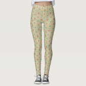 Southwest Geo Step | Southwest Hexagon Pattern Leggings (Voorkant)