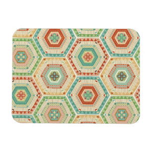 Southwest Geo Step   Southwest Hexagon Pattern Magneet