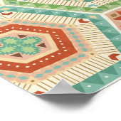 Southwest Geo Step | Southwest Hexagon Pattern Poster (Hoek)