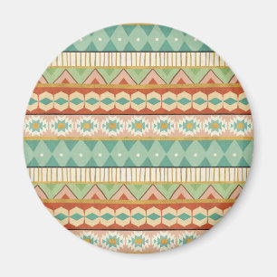 Southwest Geo Step   Waterverf Tribaal Patroon Magneet