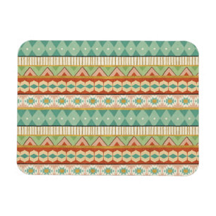 Southwest Geo Step   Waterverf Tribaal Patroon Magneet