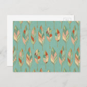 Southwest Geo Step | Waterverf Vuurpatroon Briefkaart (Voorkant / Achterkant)