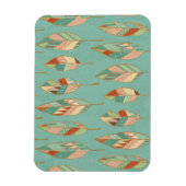 Southwest Geo Step | Waterverf Vuurpatroon Magneet (Verticaal)