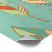 Southwest Geo Step | Waterverf Vuurpatroon Poster (Hoek)