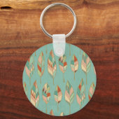 Southwest Geo Step | Waterverf Vuurpatroon Sleutelhanger (Voorkant)