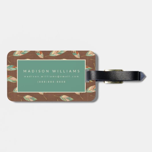 Southwest Geo Step | Zuidwestventilatie Bagagelabel (Achterkant horizontaal)