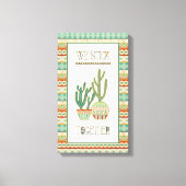 Southwest Geo VIII | We steken samen Canvas Afdruk (Voorkant)