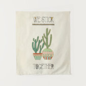 Southwest Geo VIII | We steken samen Wandkleed (Voorkant)