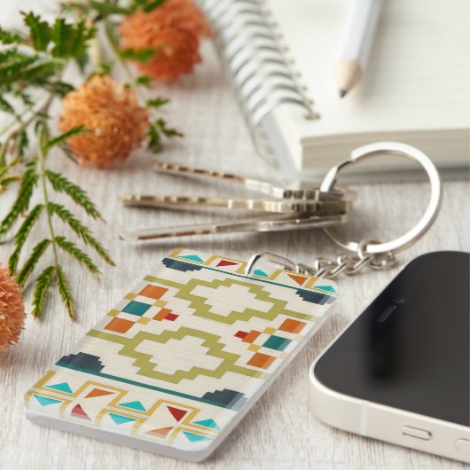 Southwest Geometry I Sleutelhanger (Voorkant Rechts)