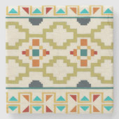 Southwest Geometry I Stenen Onderzetter (Voorkant)