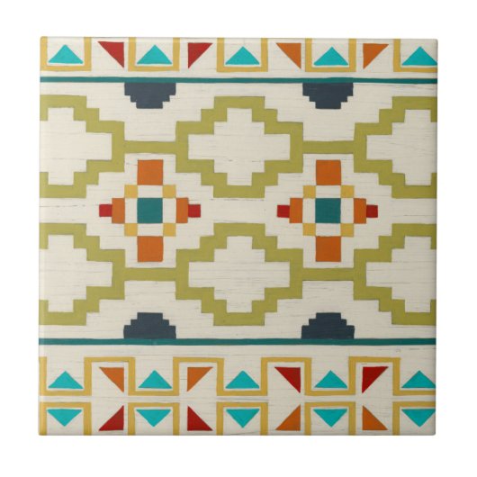 Southwest Geometry I Tegeltje (Voorkant)