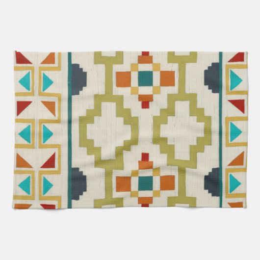 Southwest Geometry I Theedoek (Horizontaal)