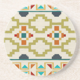 Southwest Geometry I Zandsteen Onderzetter